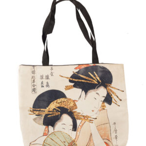 Grand sac tableau japonnais similicuir