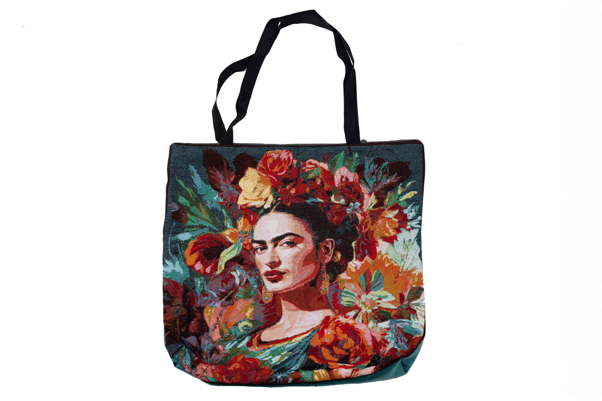 Grand sac Frida Kahlo fleur