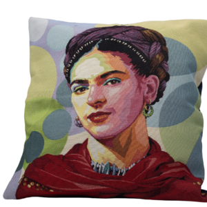 Fourre de coussin Frida Kahlo rond