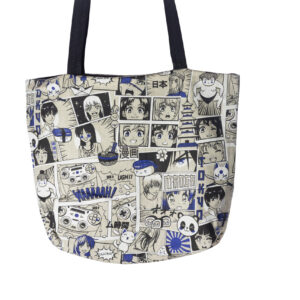 Sac manga bleu