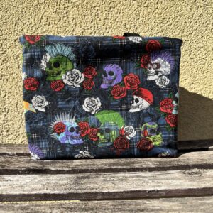 Petit sac tête de mort punk
