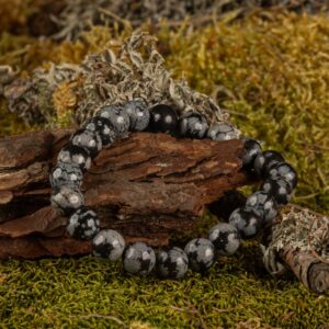 Obsidienne flocon de neige