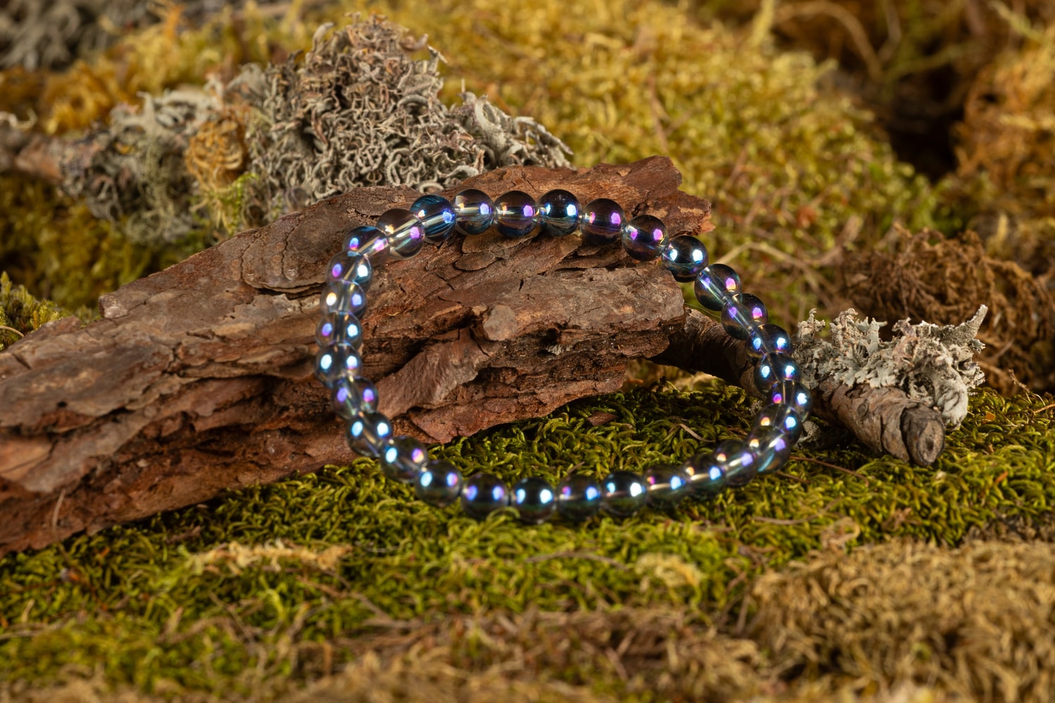 Quartz aura bleu (6 mm)