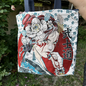 Grand sac Geisha blanche